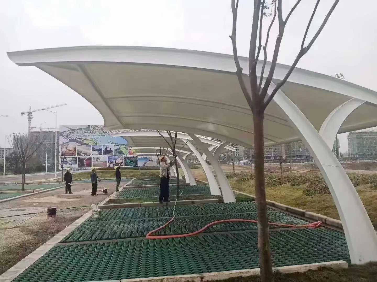 贵州仁怀膜结构车棚采购避坑指南:本地气候不同,别拿低价当性价比