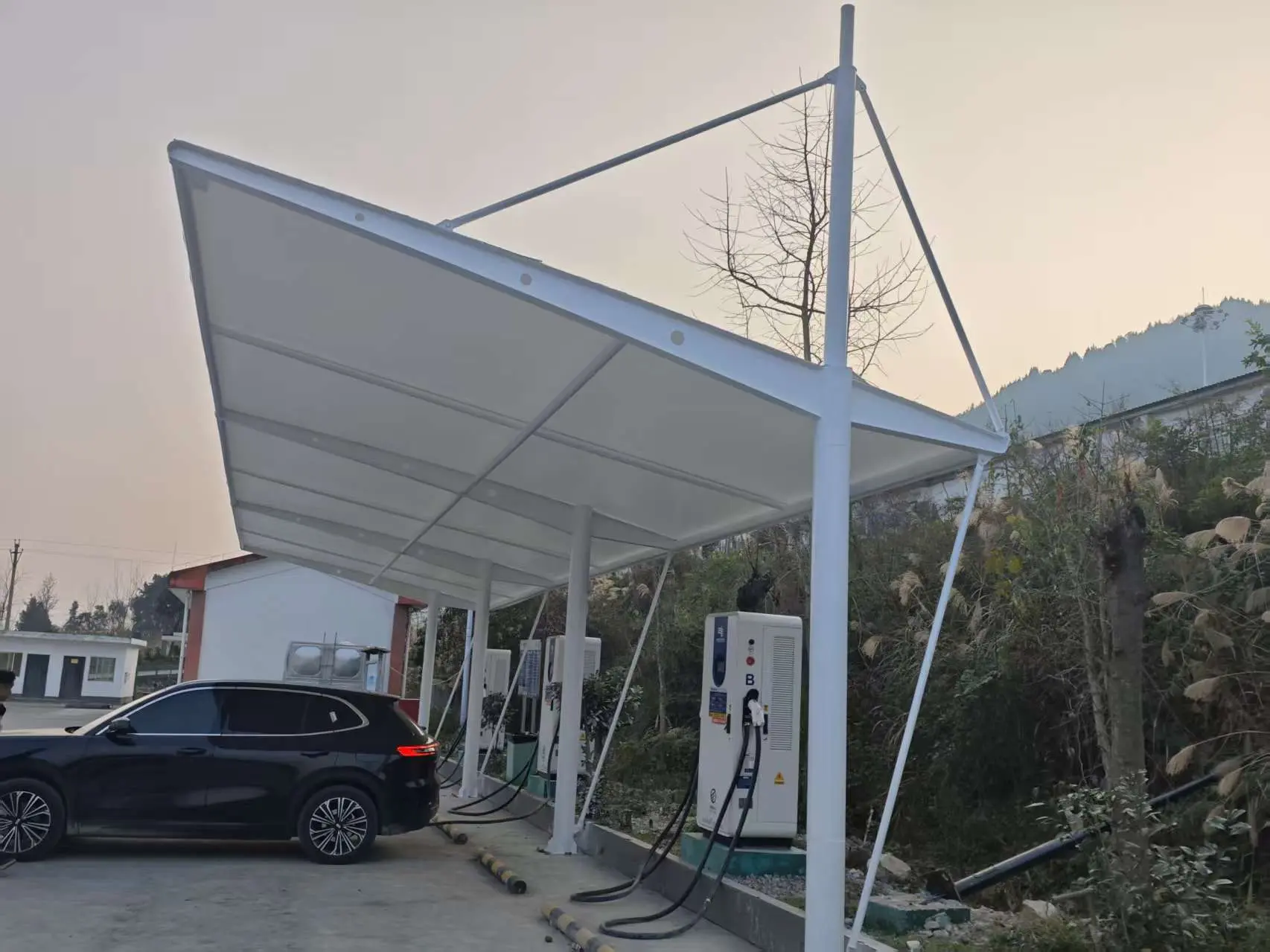 贵州仁怀膜结构停车棚怎么选不踩坑？本地源头工厂详解选材与报价